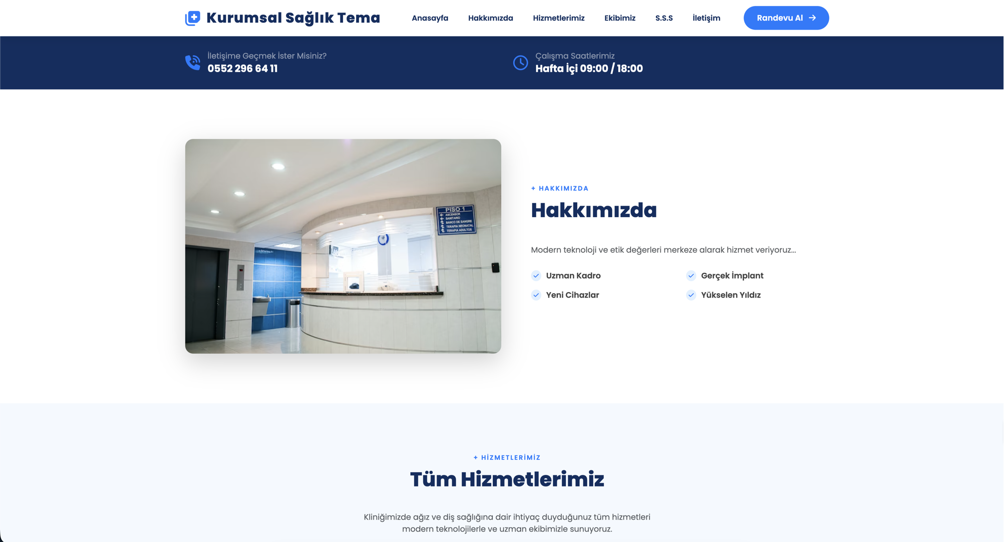 Kurumsal Sağlık Yazılımı 1